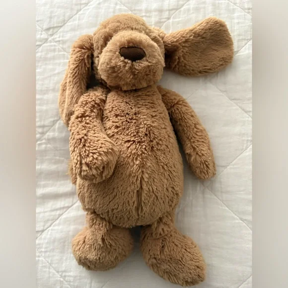 Jellycat Bashful Toffee Puppy Size Medium - Picture 13 of 17